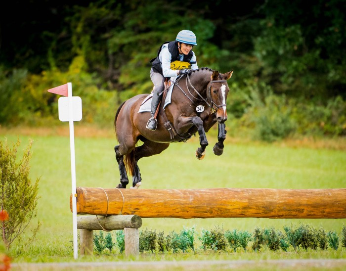 Jane Sleeper rode homebred UNanimous at this year’s USEA Young Event Horse East Coast Championships at the Dutta Corp. Fair Hill International (Md.), finishing ninth in the 4-year-old division. Photo by Shannon Brinkman Photography.